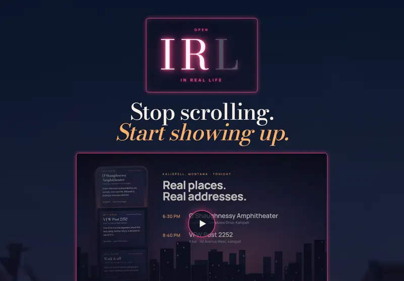 IRL: a preview of the website built by Modern Mustard Seed.